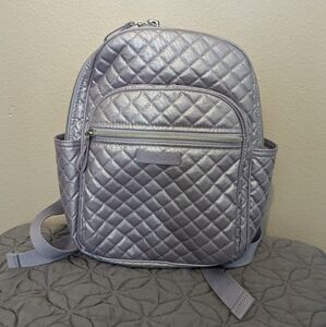 Vera Bradley metallic lilac backpack